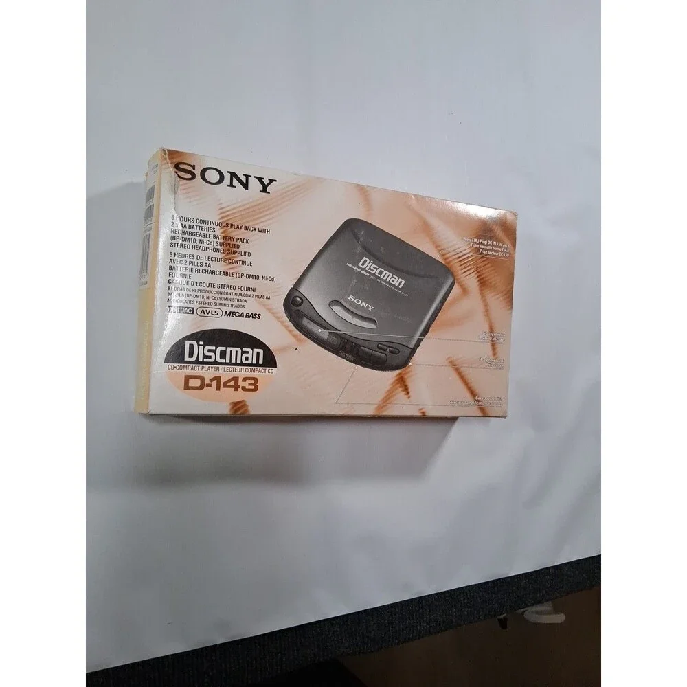 Sony Mega Bass CD Compact Disc Player D-133 - Tested Read - Picture 4 of 9